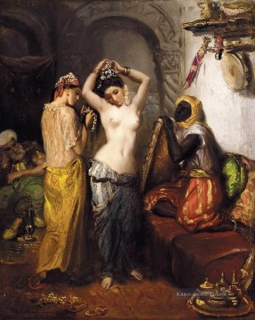 Orientalist Innen romantische Theodore Chasseriau Nacktheit Ölgemälde